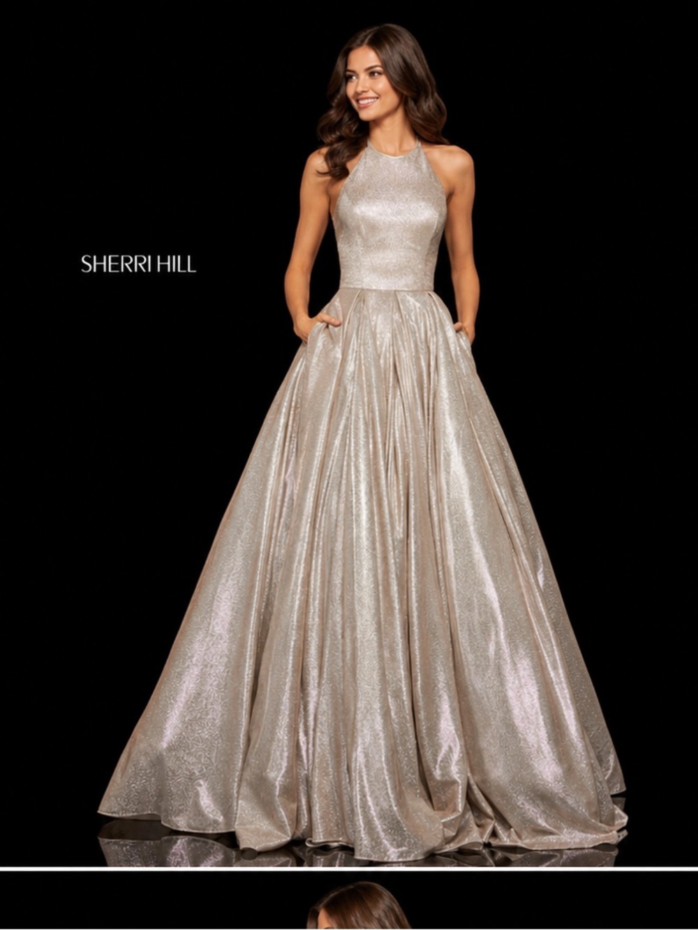 Sherri Hill 52964 Halter Ball Gown